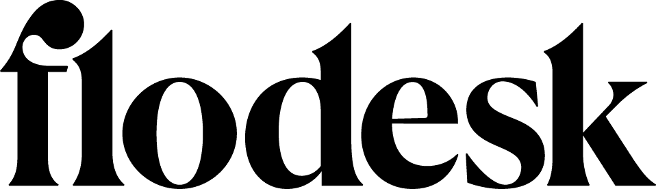 Flodesk logo representing an email marketing platform with visual branding tools